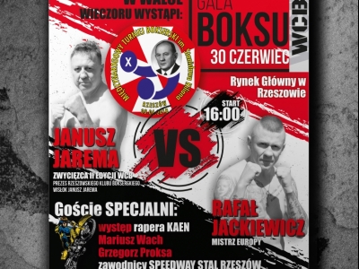 Plakat: Gala BOXU Rafał Jackiewicz