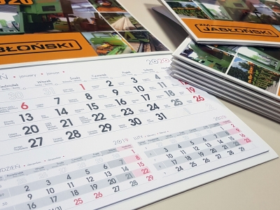 kalendarze jednodzielne Mińsk Mazowiecki